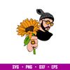 Bad Bunny Sunflower, Bad Bunny Sunflower Svg, Yo Perreo Sola Svg, Bad bunny logo Svg, El Conejo Malo Svg,eps, png, dxf file.jpg