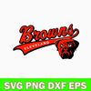Cleveland Browns Logo With Bulldog Svg, Cleveland Browns Svg, Bulldog Svg, Sport Svg, Png Dxf Eps File.jpg