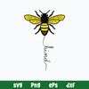 Bee Kind Svg, Bee Svg, Bee Clipart Svg, Png Dxf Eps Digitla File.jpg