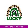 Lucky Rainbow, Lucky Rainbow Svg, St. Patrick’s Day Svg, Lucky Svg, Irish Svg, Clover Svg, png,dxf,eps file.jpg