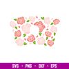 Roses Full Wrap, Roses Full Wrap Svg, Starbucks Svg, Coffee Ring Svg, Cold Cup Svg, png,dxf,eps file.jpg