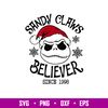 Sandy Claws Believer, Sandy Claws Believer Svg, Christmas Svg, Merry Christmas Svg, Santa Claus Svg,png,dxf,eps file.jpg