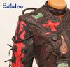 Genuine leather exclusive handmade  jacket cyberpunk style for women by sofalee.jpg