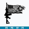 Gun Flag Eagle Svg, Flag USA Svg, Png Dxf Eps File.jpg