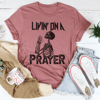 Living On A Prayer Skeleton Tee