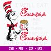 I Will Eat Chick Fil A Here Of There I Will Eat Chick Fil A Everywhere Svg, Cat In The Hat Svg, Png Dxf Eps File.jpg