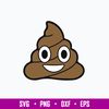 Poop Emoji Svg, Funny Svg, Png Dxf Eps File.jpg