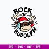 Rock N Rudolph Svg, Rudolph Svg, Christmas Svg, Png Dxf EPs File.jpg