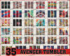 35 Avenger Tumbler,  Avenger PNG, Tumbler design,  Digital download.jpg