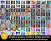 Tumbler Harry potter Bundle, Harry potter png, Sublimation Tumbler bundle, 20oz skinny Tumbler Bundle.jpg