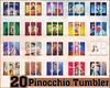 Pinocchio Tumbler, Pinocchio PNG, Tumbler design, Digital download.jpg