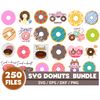 250 Donut SVG Bundle, Donut Svg , Donut Cricut ,Donut Clipart , Donut PNG Jpg Dxf, Instant download .jpg