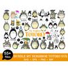 55 Totoro svg bundle, Totoro svg, png, dxf, Totoro svg files for cricut, Totoro svg clipar, Totoro silhouette, Digital download.jpg