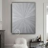 Gray-living-room-decor-silver-shiny-abstract-wall-art-original-painting-textured-artwork-gray-home-decor