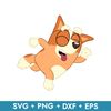 Bluey bingo Dog in svg, transparent png, dxf, eps formats ready for download