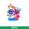 Baby Shark Png, Shark Family Png, Ocean Life Png, Cute Fish Png, Shark Png Digital File, BBS06.jpeg