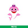 Baby Shark Png, Shark Family Png, Ocean Life Png, Cute Fish Png, Shark Png Digital File, BBS51.jpeg
