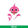 Baby Shark Png, Shark Family Png, Ocean Life Png, Cute Fish Png, Shark Png Digital File, BBS53.jpeg