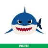 Baby Shark Png, Shark Family Png, Ocean Life Png, Cute Fish Png, Shark Png Digital File, BBS68.jpeg