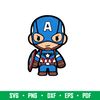 Chibi Avengers Svg, Superhero Svg, Avengers Svg, Avengers Squad Svg, Marval Svg, Png Dxf Eps Pdf File, AV03.jpeg