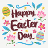 Happy Easter Day Cross Stitch Pattern on White Aida 1080 x 1080.jpg