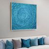 Blue-abstract-art-original-oil-painting-on-canvas-living-room-decor