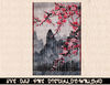 Vintage Cherry Blossom Woodblock Tee Japanese Graphical Art T-Shirt copy.jpg