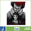 IT Pennywise Clown PNG, Pennywise Clown Halloween, Scary Halloween, Horror Characters, Halloween PNG (4).jpg