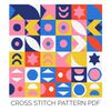 Geometric Mosaic Counted Cross Stitch Pattern Front Page 1080 x 1080.jpg