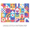 Geometric Illustration Counted Cross Stitch Pattern 1080 x 1080.jpg