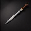 Custom handmade damascus steel hunting roman gladius viking sowrd near m in lowa.jpg