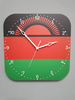 Malawian flag clock for wall, Malawian wall decor, Malawian gifts (Malawi)