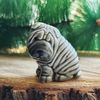 figurine Shar Pei puppy ceramics