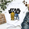 Star Wars Boba R2-D2 and C-3PO Cute Cartoon Graphic T-Shirt T-Shirt.png
