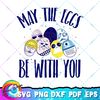 Star Wars Easter May The Eggs Be With You Text T-Shirt copy.jpg