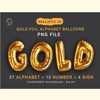 Gold Foil Alphabet Balloon Realistic PNG.jpg