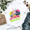 Star Wars Luke Skywalker vs Darth Vader Duel Retro 1980 Vibe T-Shirt.png