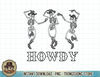 Retro Howdy Skeleton Cowgirl Dancing Cowboy Boots Horse T-Shirt copy.jpg