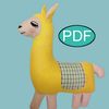 Llama toy pattern Tutorial PDF Stuffed animal pattern Plush llama  doll sewing pattern Plushie pattern Softie pattern 2.png