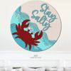 Crab SVG Laser Cut Files Stay Salty SVG Crab Sign SVG Glowforge Files 2.png
