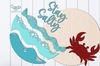 Crab SVG Laser Cut Files Stay Salty SVG Crab Sign SVG Glowforge Files 5.png