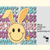 Retro Easter Bunny Babe PNG Sublimation_ 0.png