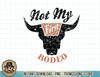 Retro Bull Skull Not My First Rodeo Western Country Cowboy Sweatshirt copy.jpg