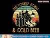 Cowboy Boots Hat Sad Country Songs & Cold Beer Music Lover T-Shirt copy.jpg