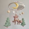 Deer baby crib mobile Woodland nursery decor__.jpeg