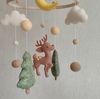 Deer baby crib mobile Woodland nursery decor___.jpeg