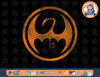 Marvel Iron Fist Dragon Logo Orange Tonal Cut-Out Halloween T-Shirt copy.jpg