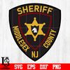 Badge Sheriff Middlesec County NJ svg eps dxf png file.jpg