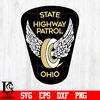 Badge State highway patrol ohio svg eps dxf png file.jpg
