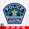 Badge Police Capital of Texas Austin svg eps dxf png file.jpg